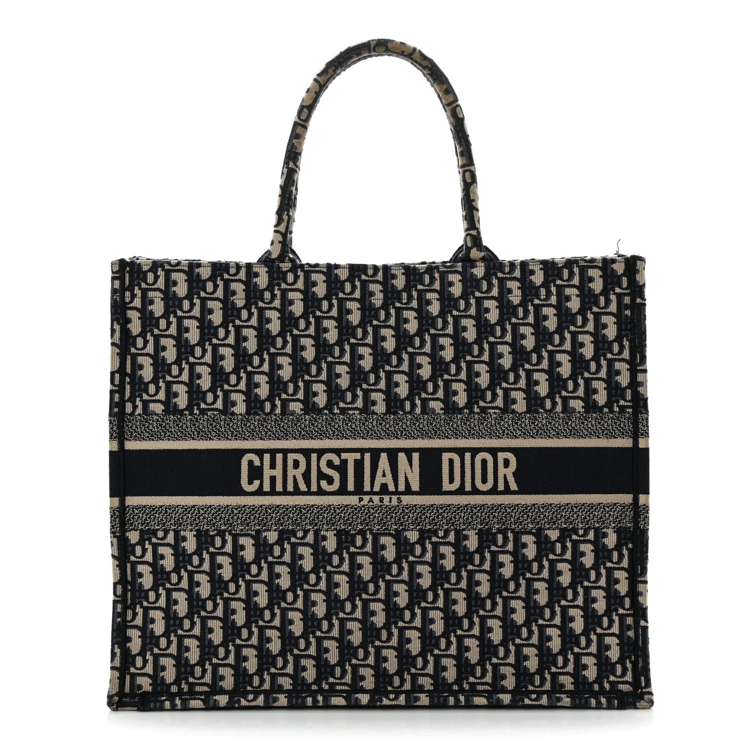 Dior Book Tote Large, Embroidered canvas